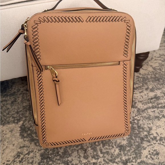 Calpak Women's Vegan Leather Laptop Backpack - Picture 3 of 10